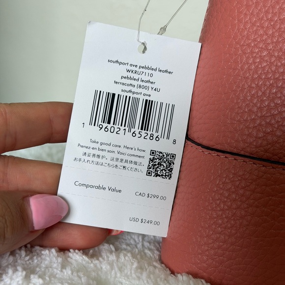 Kate Spade Southport Ave Hanna TerraCotta Pebbled Leather Crossbody - Picture 2 of 7